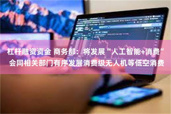 杠杆融资资金 商务部：将发展“人工智能+消费” 会同相关部门有序发展消费级无人机等低空消费